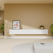 Mora Mueble TV | Suspendido o de pie | 240 cm Blanco