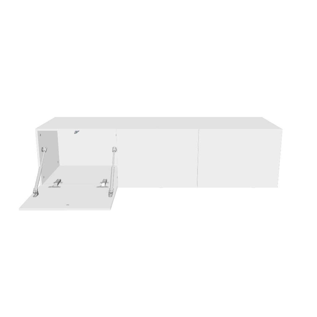 Mora Mueble TV | Suspendido o de pie | 120 cm Blanco